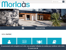 Tablet Screenshot of mairie-morlaas.fr